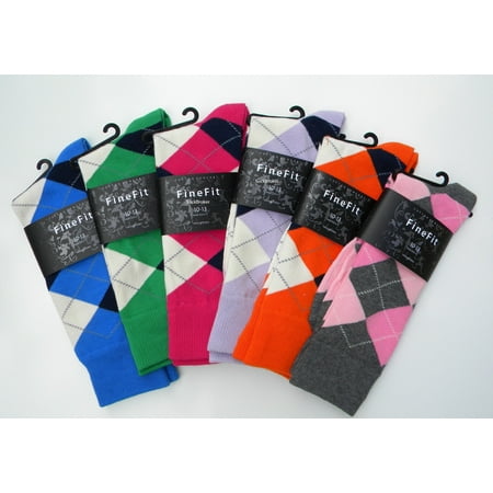 - Men's Cotton Argyle Dress Sock