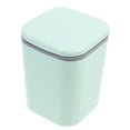 thumbnail image 1 of CRAFTHROU Push Top Trash Can Green PP Smell Prevention For Office Use 1Pcs, 1 of 7