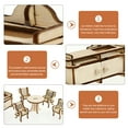 thumbnail image 3 of EeaseCA 1 Set Mini House Kitchen Furniture Mini Landscape Wooden Furniture Decoration, 3 of 7