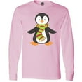 thumbnail image 3 of Inktastic Cute Penguin, Little Penguin, Penguin with Scarf Long Sleeve T-Shirt, 3 of 5