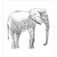 thumbnail image 3 of Ambesonne Animal Duvet Cover Sets, Creative Mammal, 2-Queen, Dark Blue Grey and White, 3 of 7