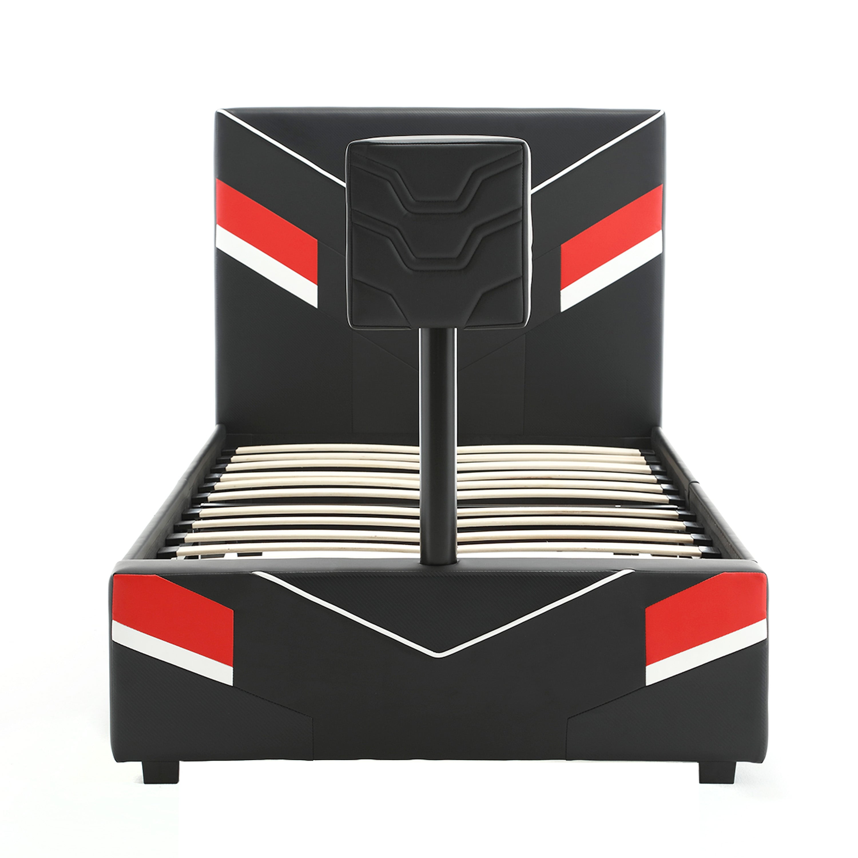 X Rocker Orion eSports Gaming Bed Frame with TV Mount, Child/Teen, Black/Red, Twin, 42.5" H