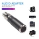 thumbnail image 4 of Mini XLR 3 Adaptador convertidor hembra de 4 pines Mini conector Adaptador de audio Universal WDOplteas Para estrenar, 4 of 9