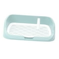 thumbnail image 2 of Washable Pet Dog Toilet, Dog Potty Tray Easy to Clean Indoor Outdoor Bedpan Lattice Urinal Training Pad Holder Trainer Corner for Dogs Cats Green, 2 of 9