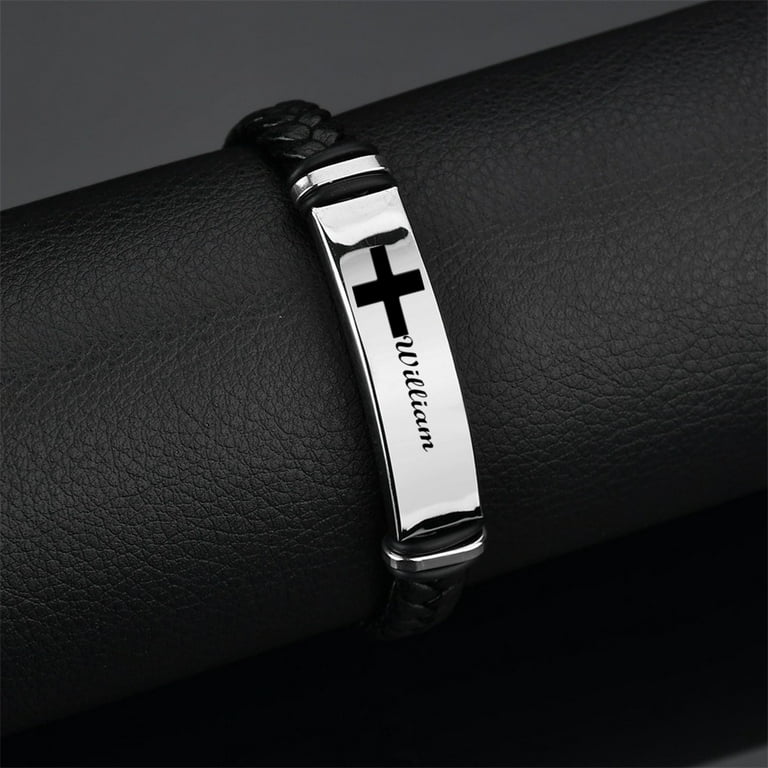 アクセサリー Engraved the Cross leatherbracelet GINZI アクセサリー Engraved the Cross leatherbracelet GINZI
