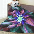 thumbnail image 6 of Pofeuu Colored Abstract Print Ultra-Soft Micro Fleece Blanket,for Bed Or Sofa,All Season Throw Blankets Flannel Blanket-80"x60", 6 of 7