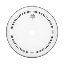 Remo P31326C2 Powerstroke 3 Clear 26" Bass Drum Batter Head w/ White Falam Patch