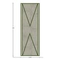 thumbnail image 2 of Casavani - 2'6"x4' Handwoven Cotton Block Printed Rugs Green Cotton Area Runner Rugs for Kitchen, 2 of 6