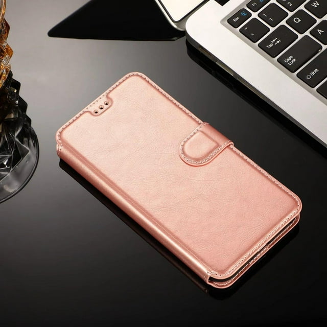 Marco De Fotos Elegante En Oro Rosa Con Tarjetero Para El Móvil: ¡Recuerdos Con Un Diseño Perfecto Para Los Amantes De Las Últimas Tendencias!