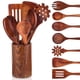 thumbnail image 1 of Juego de 8 Utensilios de Cocina de Madera de Teca, Cuchara de Madera para Cocinar, Juego de Utensilios de Cocina Antiadherentes, Juego de Palas de Madera Con Mango Cómodo, 1 of 7