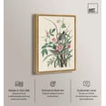 thumbnail image 2 of Seaside Finch Canvas Print Botanical Art by Art Remedy, Gold Frame, 36 x 54, 2 of 6
