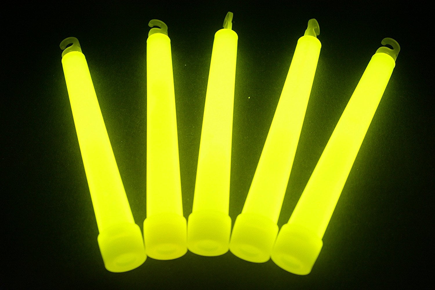 Bright C for sale online Glow Sticks BULK Wholesale 25 6” Industrial Grade Yellow Light Sticks 