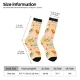 thumbnail image 2 of Fuzoiu Scandinavian Style Hygge Print Athletic Crew Socks for Men & Women,Casual Crew Socks,Above Ankle Crew Socks for Business, Casual, 2 of 6