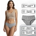 thumbnail image 4 of BILLIONHATS Womens Panties in Bulk, Wholesale Ladies Brief Underwear, Homeless Shelters Charity Donations (24 Pack Assorted), 4 of 7
