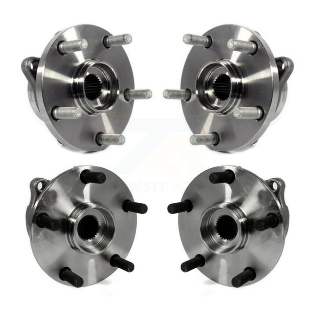 Kugel Front Rear Wheel Bearing & Hub Assembly Kit for Car Subaru Impreza WRX STI - Left Right Side (Driver Passenger) K70-101274