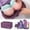 Purple, variant on UAEBM Travel Underwear Storage Bag - Bra & Underwear Organizer - Casual & Elegant Design - Large Capacity - Multi-Segment Compartments Purple