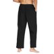 thumbnail image 5 of Pantalones Para Hombres Pantalones de Lino de Algodón Pantalones de Salón Pantalones de Panel de Bolsillo Con Cintura Elástica Sólida Odeerbi ODB174987, 5 of 5