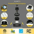 thumbnail image 4 of NuWatt 3" Square Black Trim Gimbal Canless Recessed Downlight, 5CCT Selectable, Adjustable Lens 4 PK, 4 of 10