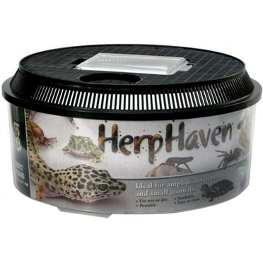 Lees HerpHaven Terrarium - Round [Reptile, Cages & Pens] 11" Diameter x 5.5" High