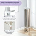 thumbnail image 4 of Stainless Steel Folding Table Frame,Multifunctional Folding Table Bases for Space-Saving,Silver, 4 of 7