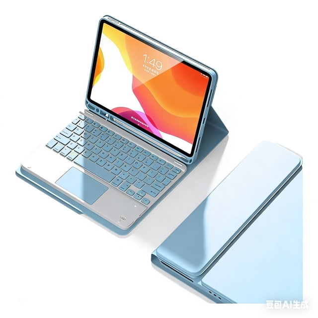 Étui Clavier à Pavé Tactile pour iPad 10.2 9e 8e 7e Génération