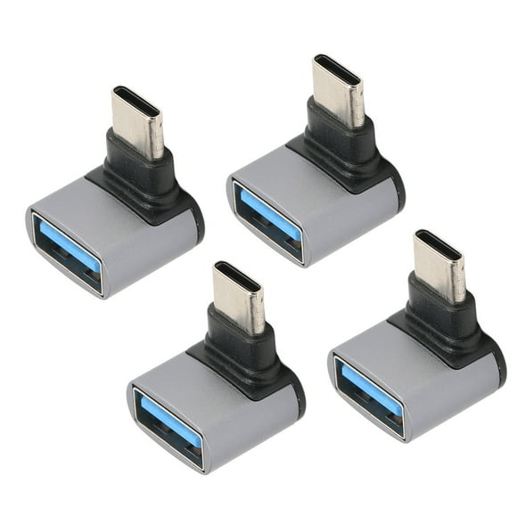 Usb C Right Angle Adapter, Right Angle USB C To USB Adapter PVC Shell Portable for Tablet