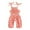 Pink, variant on Romper Sleeveless Daisy Girls Printed Jumpsuit Baby Strap Girls Jumpsuit Romper Leisure Toddler Versatile