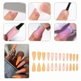 thumbnail image 3 of RAGUPEL 24Pcs Glue on Nails for Women,Hand-Drawn Lines Stiletto Press on Nails,Matte Finish Fake Nails,Fake Nails with Designs for Dating,Party,Taking Pictures,Daily Life,Style3, 3 of 7