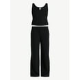 thumbnail image 4 of No Boundaries Sleepwear Brami and Pants Set, 2-Piece Women’s, 4 of 4