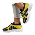 thumbnail image 3 of Xiaoxatg Women's Breathable Casual Sneakers Lightweight Comfortable Walking Shoes Ideal for Daily Activities with Elastic Closure and Flat Heel Design 8 Yellow, 3 of 9