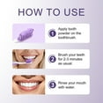 thumbnail image 3 of Teeth Restoration Mineral Powder, Purple Whitening Mineral Powder, Fresh Breath Effective in Strengthening Teeth and Gums, Gentle and Non-irritating., 3 of 3