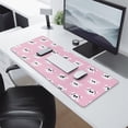 thumbnail image 2 of Long Mouse Pads for Desk,Pink Halloween Skulls Desk Mats on Top Of Desks, Desk Mouse Pad Extra Large with 3mm Non-Slip Base and Stitched Edge for Gaming,Office,Work,Home 31.5x11.8in, 2 of 5