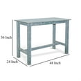 thumbnail image 5 of Rena Counter Table- 48 Inch Rectangular Grass Green Mahogany Wood, 5 of 5