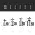 thumbnail image 3 of Andoer D-4 Mini Tripod Ball Head Aluminium Alloy Tripod Mount, 3 of 7