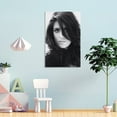 thumbnail image 4 of Actress Producer Salma Hayek Black White Poster Gifts Canvas Painting Poster Wall Art Decorative Picture Prints Modern Decor 12x18inch(30x45cm), 4 of 6