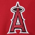 thumbnail image 2 of Men's Red Los Angeles Angels Big & Tall Mesh Shorts, 2 of 3