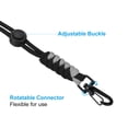 thumbnail image 5 of Uxcell Neck Lanyard Badge Lanyards Adjustable Long Strap Card Holder Keychains Grey, 5 of 7