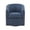 Blue, variant on Gracie Mills Leyla Upholstered Barrel Swivel Chair with Black Metal Base - GRACE-8250