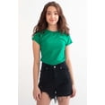 thumbnail image 4 of Ragstock Kelly Green Cropped Tee, 4 of 4