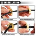 thumbnail image 4 of Unique Bargains Universal Oil Fuel line Disconnect Tool 3/8' Aluminium Gold Tone, 4 of 7