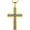 02,Textured Cross Necklace Gold, variant on Jewmon Gothic Black Cross Necklace for Men Stainless Steel Cross Pendant Chain Christian Jewelry Christmas Birthday Gifts Ideas for Dad Son Husband Boyfriend