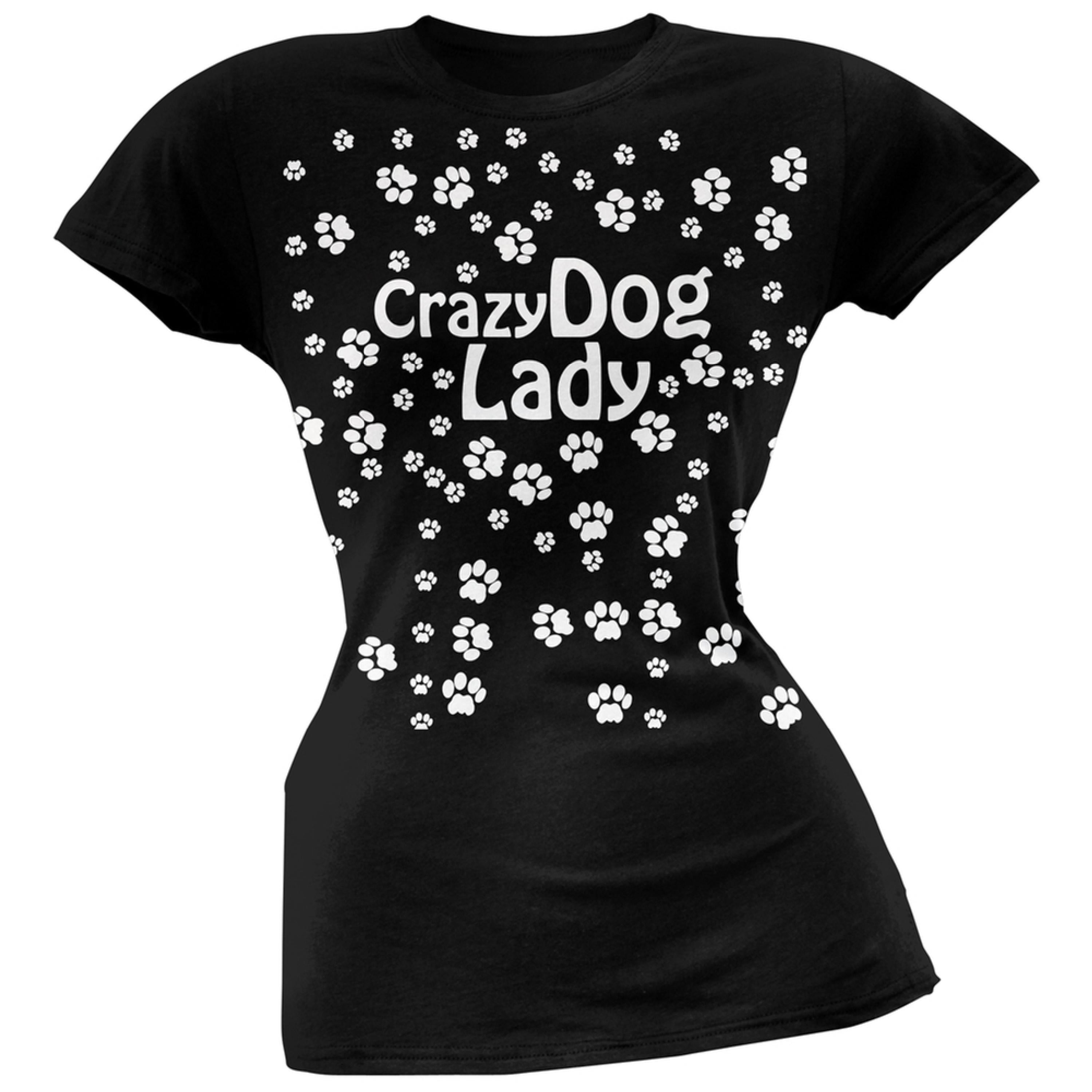 Crazy Dog Lady Paw 1 Kids Girl Boy Short Sleeve Romper Bodysuit Tops 0-24 Months