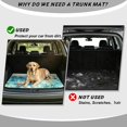 thumbnail image 4 of HUISEFOR Sea Turtles Car Trunk Mat 29" x 39" Scratchproof Anti Slip All Weather Trunk Protection Cargo Liner, Easy Installation, Fashion, Universal Fit for Most Cars SUV, 4 of 7