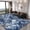 Dark Blue, variant on Cozylore 5'x7' Area Rugs for Living Room Artistic Style Modern Rug Soft Low Pile Non Slip Carpet Machine Washable Indoor Rug for Bedroom Dining Room Office, Black