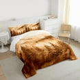 thumbnail image 3 of Manfei Woodland Jungle Plants 3-Piece Full Size Comforter Sets for Children Teens,Moutain Trees Bedding Comforter Set,Botanical Theme Lightweight Bedding Sets,Lightweight Room Decor,Reversible, 3 of 8