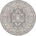 thumbnail image 2 of Rugs Boston Collection Medallion Traditional Power Loomed Polypropylene Round Rug, 2’ to 5’, 2 of 9