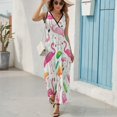 thumbnail image 5 of Flamingo Pattern King Size Sleeveless Dress Dresses Summer Women Dresses Clothing Woman Dresses Dress, 5 of 6