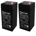 thumbnail image 1 of 4 Volt 4.5 Ah SLA Replacement Battery for Power-Sonic PS445 - 2 Pack, 1 of 6
