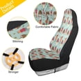 thumbnail image 4 of Cute mushroom girl autumn pattern Car Seat Covers Pack of 2 Universal Front Seat Protective Cover, 4 of 5
