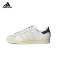 thumbnail image 3 of Zapatillas de skate Adidas Originals SUPERSTAR para hombre y mujer, antideslizantes, resistentes al desgaste, de caña baja, blancas y rojas, 3 of 5